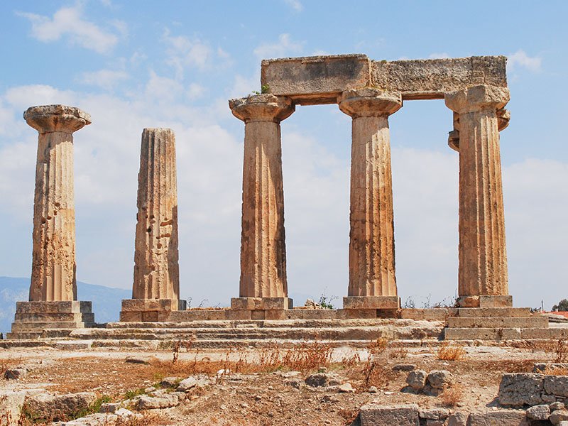 ﻿Ναός Απόλλωνα στην Αρχαία Κόρινθο