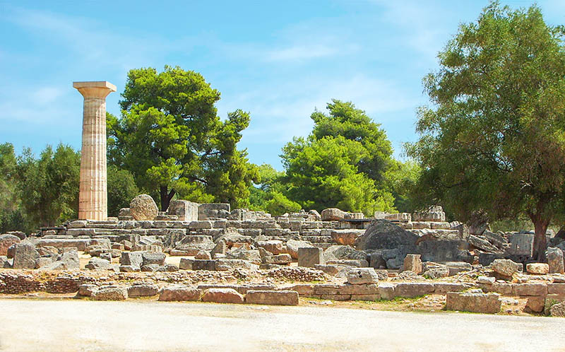 Ο ναός του Δία στην Αρχαία Ολυμπία